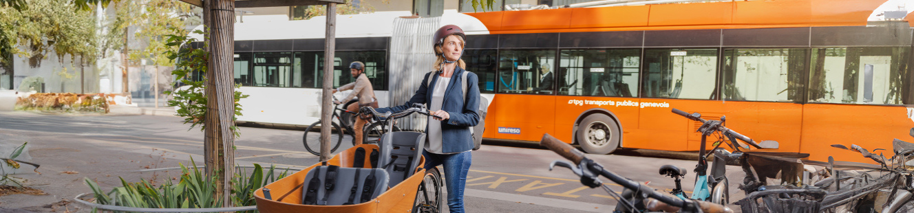 Comportements mobilité, multimodalité, vélo-cargo, transport public